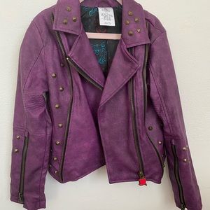 Descendants Mal Studded Leather Jacket